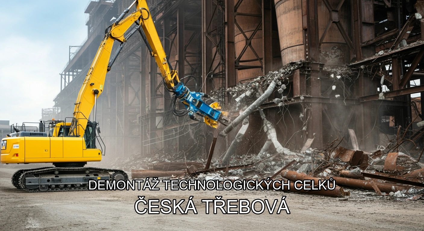 Demontáž technologických celků a hal Česká Třebová